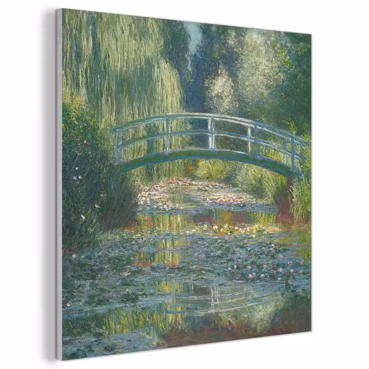 Acoustic Felt - Bridge - Wood - Pond - Water lilies — 1