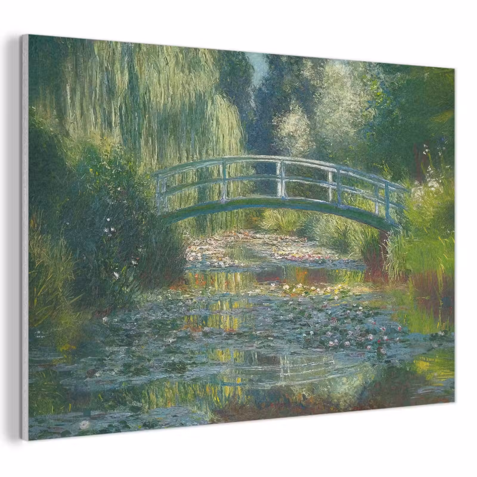 Acoustic Felt - Bridge - Wood - Pond - Water lilies — 1