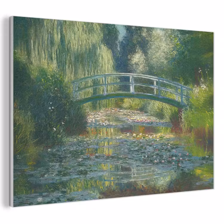 Acoustic Felt - Bridge - Wood - Pond - Water lilies — 1