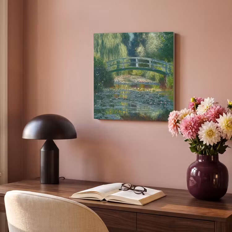 Acoustic Felt - Bridge - Wood - Pond - Water lilies — 4