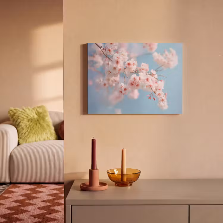 Acoustic Felt - Branches - Blossoms - Pink — 2