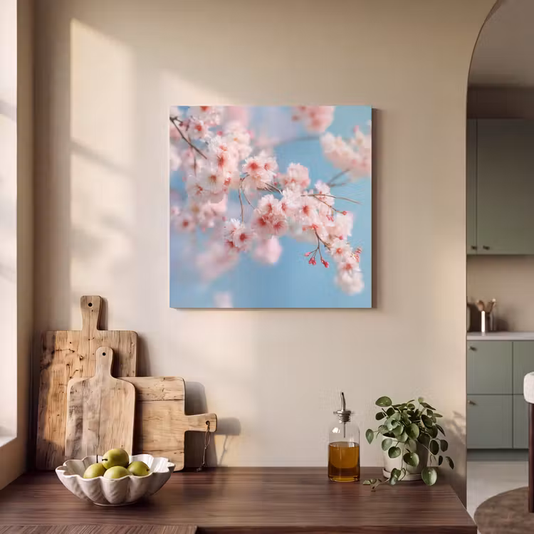 Acoustic Felt - Branches - Blossoms - Pink — 3
