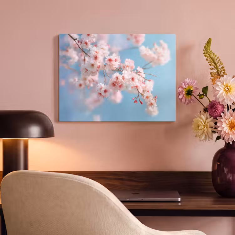 Acoustic Felt - Branches - Blossoms - Pink — 4