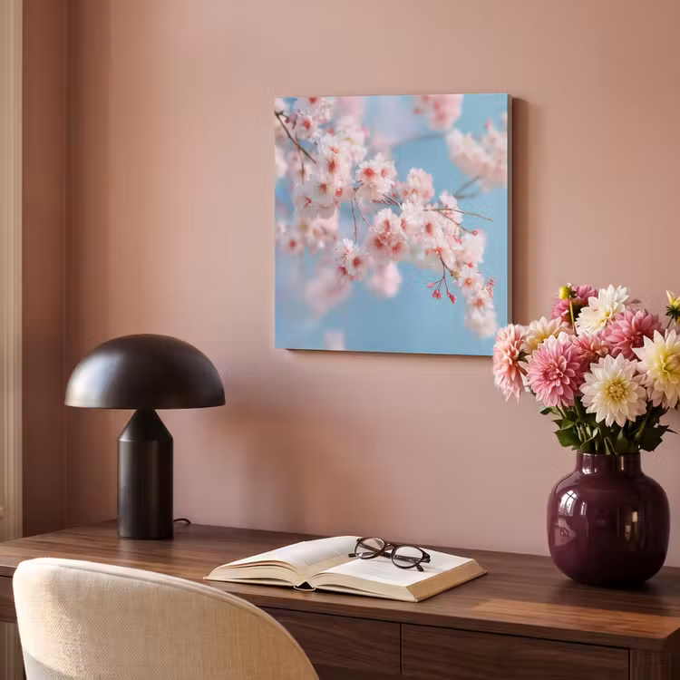 Acoustic Felt - Branches - Blossoms - Pink — 4