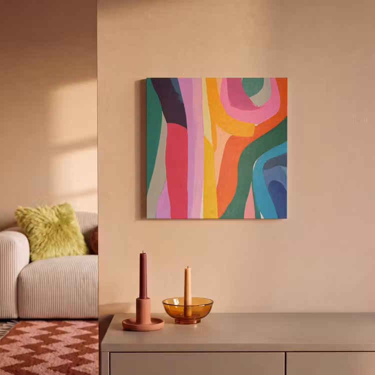 Acoustic Felt - Abstract - Colorful - Waves - Lines — 2