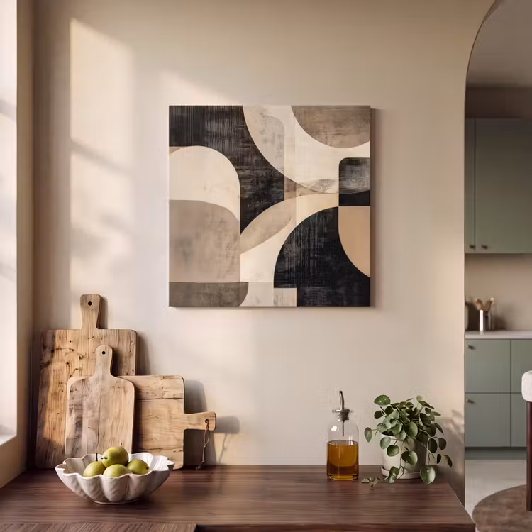 Acoustic Felt - Abstract - Shapes - Modern - Beige — 3