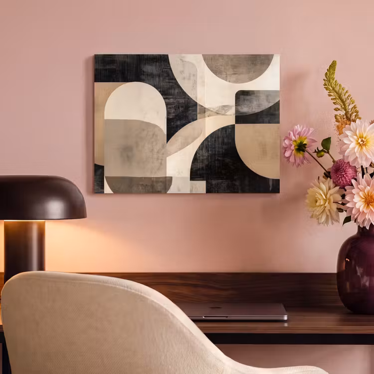 Acoustic Felt - Abstract - Shapes - Modern - Beige — 4