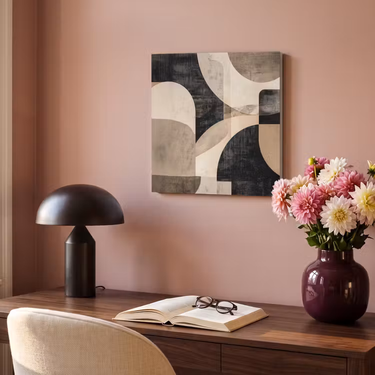 Acoustic Felt - Abstract - Shapes - Modern - Beige — 4