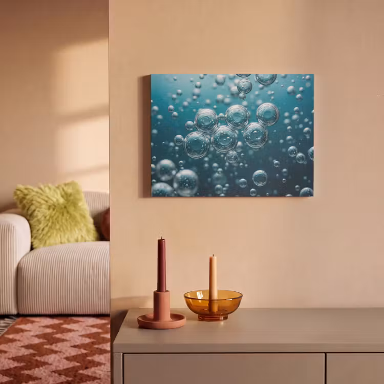 Acoustic Felt - Air bubbles - Dynamic - Blue — 2