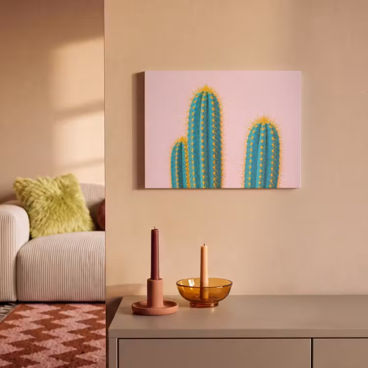 Acoustic Felt - Cacti - Modern - Pastel — 2
