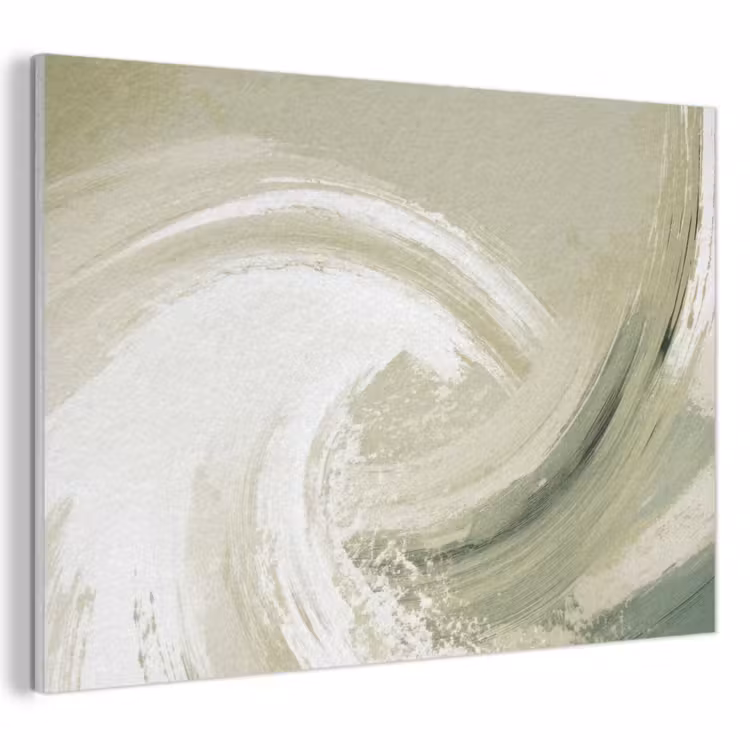 Acoustic Felt - Abstract - Brush strokes - Waves - Green — 1