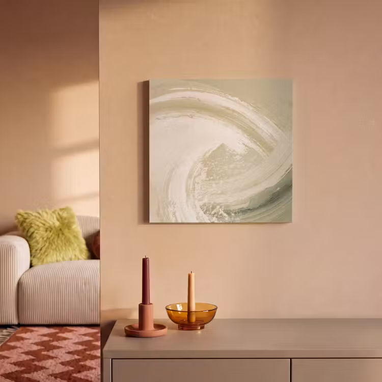 Acoustic Felt - Abstract - Brush strokes - Waves - Green — 2