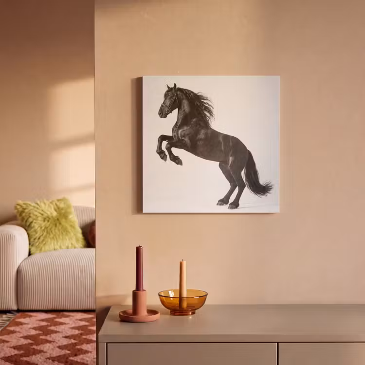 Acoustic Felt - Black - Horse - Portrait — 2