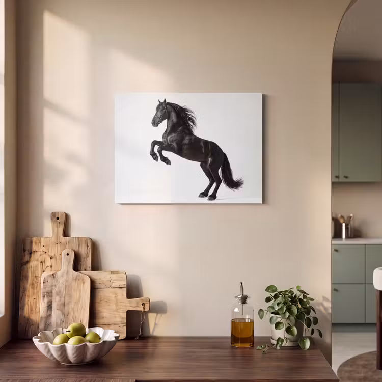 Acoustic Felt - Black - Horse - Portrait — 3