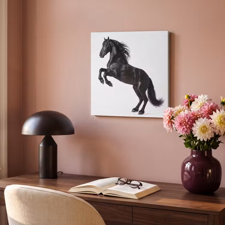 Acoustic Felt - Black - Horse - Portrait — 4