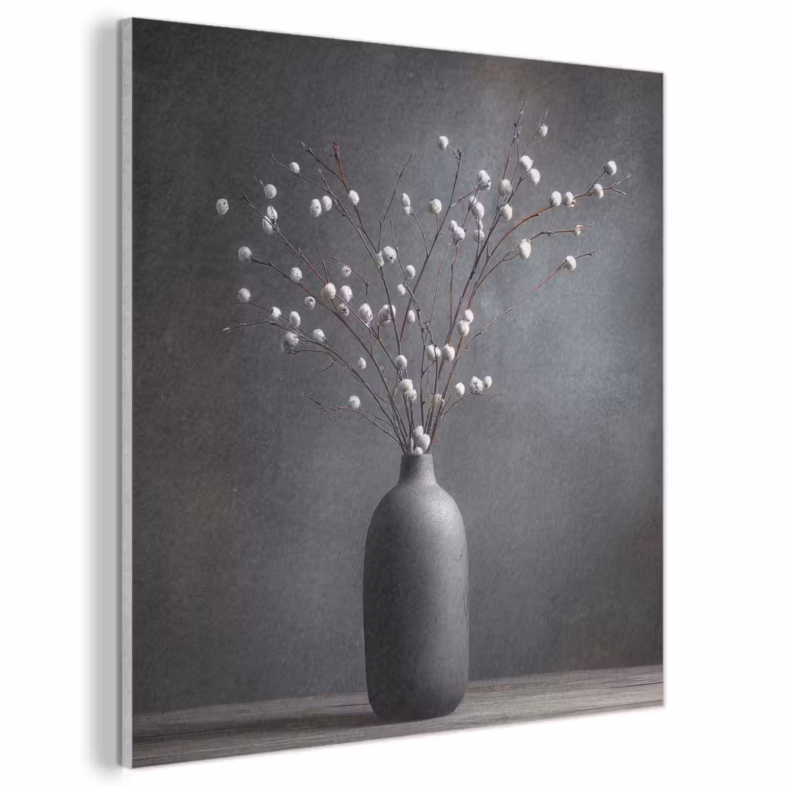 Acoustic Felt - Branches - Vase - Spheres - White — 1