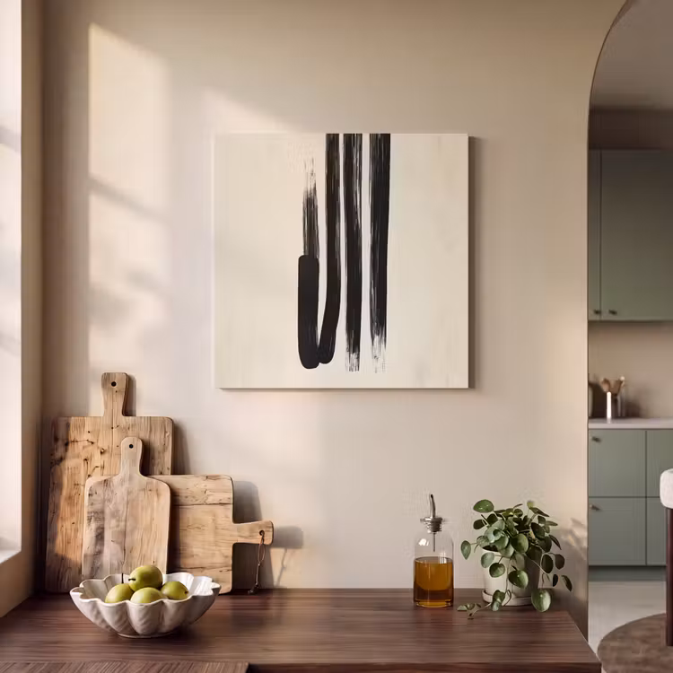 Acoustic Felt - Brush strokes - Vertical - Black — 3