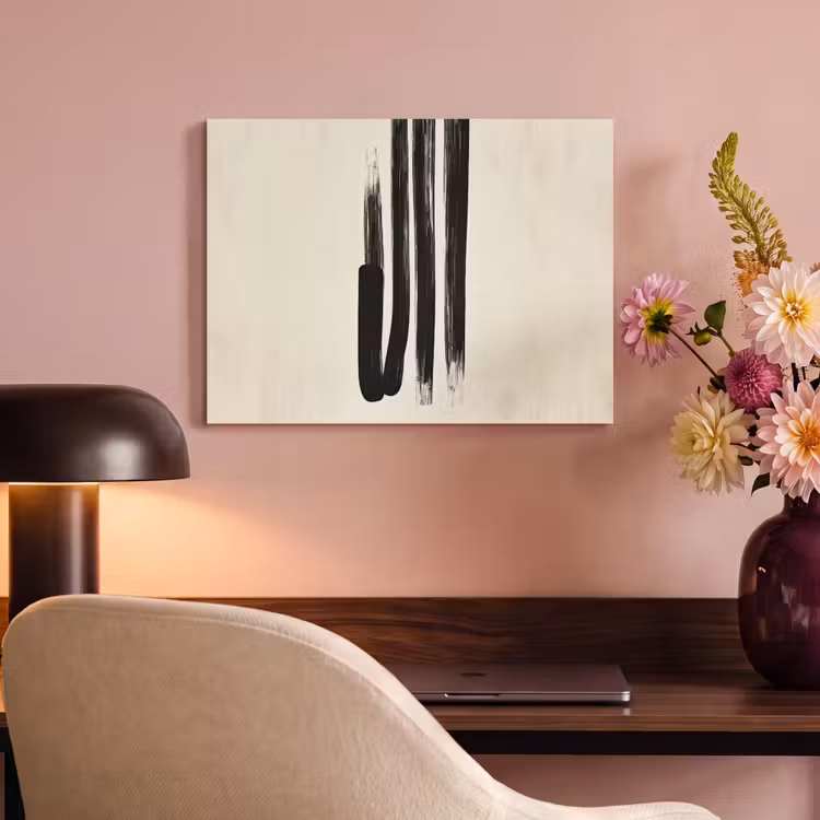 Acoustic Felt - Brush strokes - Vertical - Black — 4
