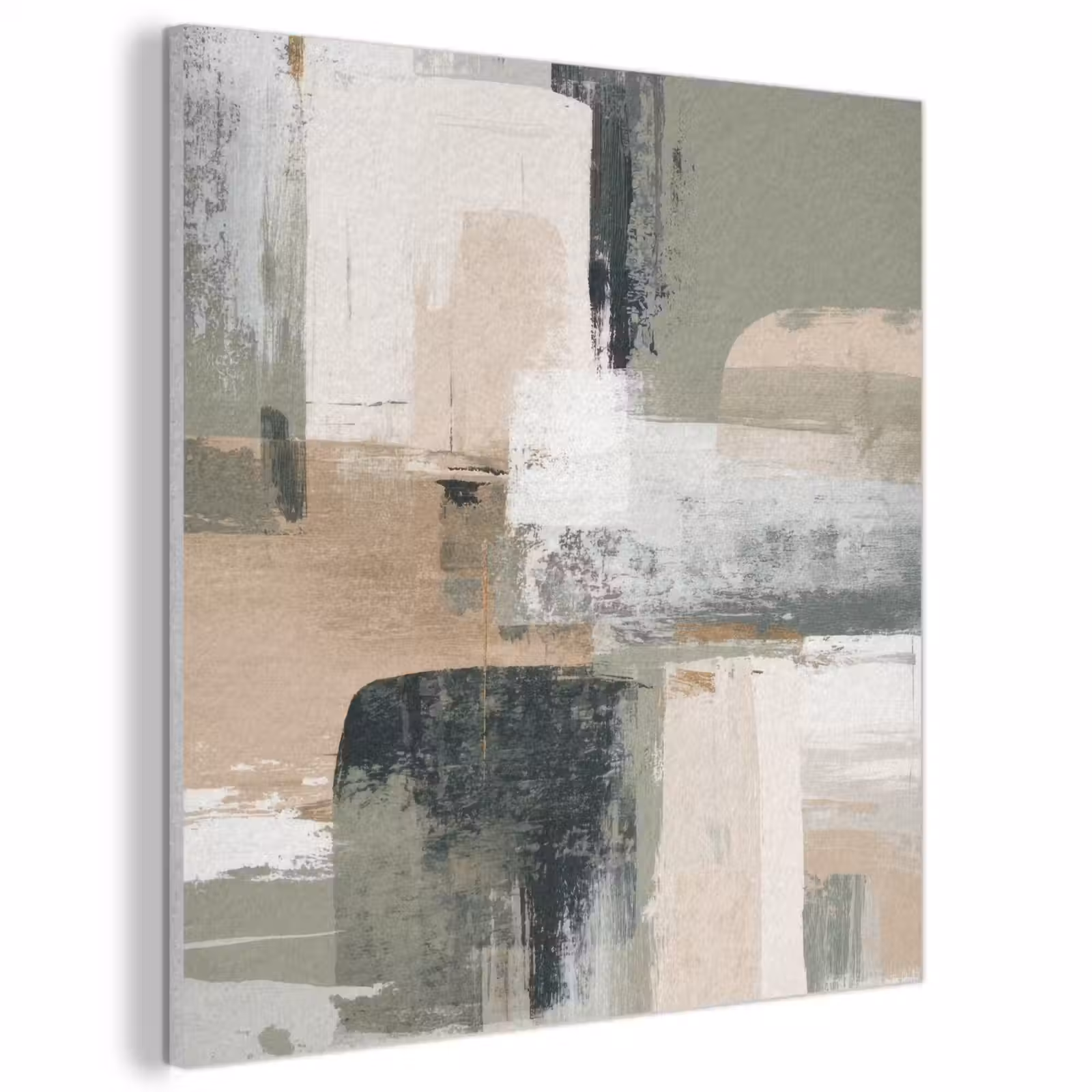 Acoustic Felt - Brush strokes - Abstract - Earth tones — 1