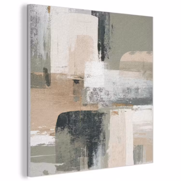 Acoustic Felt - Brush strokes - Abstract - Earth tones — 1