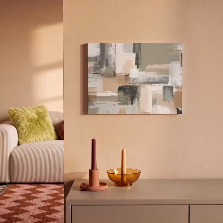 Acoustic Felt - Brush strokes - Abstract - Earth tones — 2