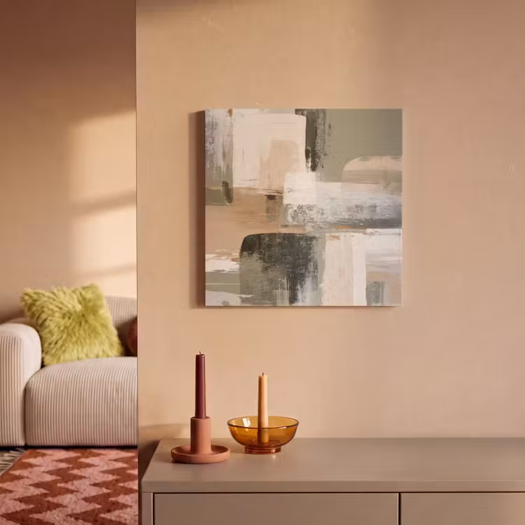 Acoustic Felt - Brush strokes - Abstract - Earth tones — 2