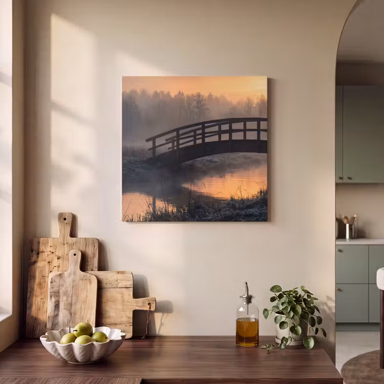 Acoustic Felt - Bridge - Fog - Trees - Water — 3