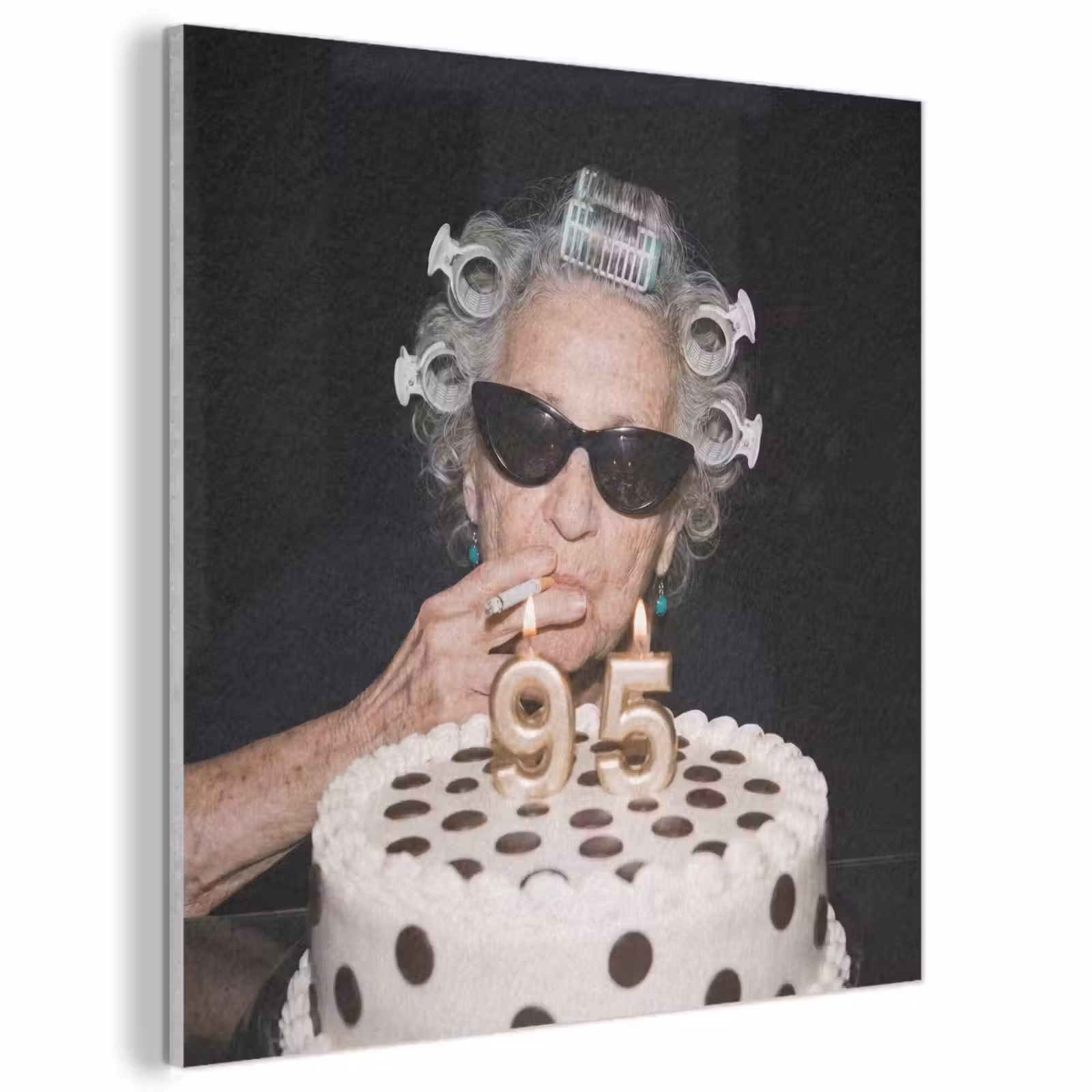 Acoustic Felt - Birthday - Curly pin - Grandma — 1