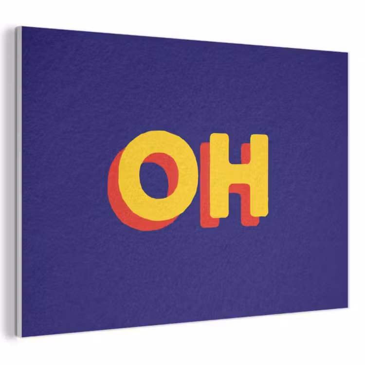 Acoustic Panel - Blue - Yellow - OH - Shadow — 1
