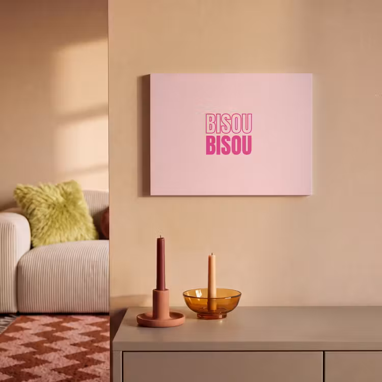 Acoustic Felt - Bisou - Pink - Minimalist — 2