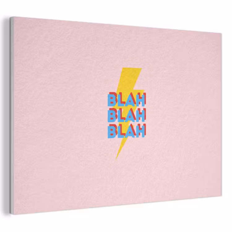 Acoustic Felt - Blah - Lightning - Pink — 1