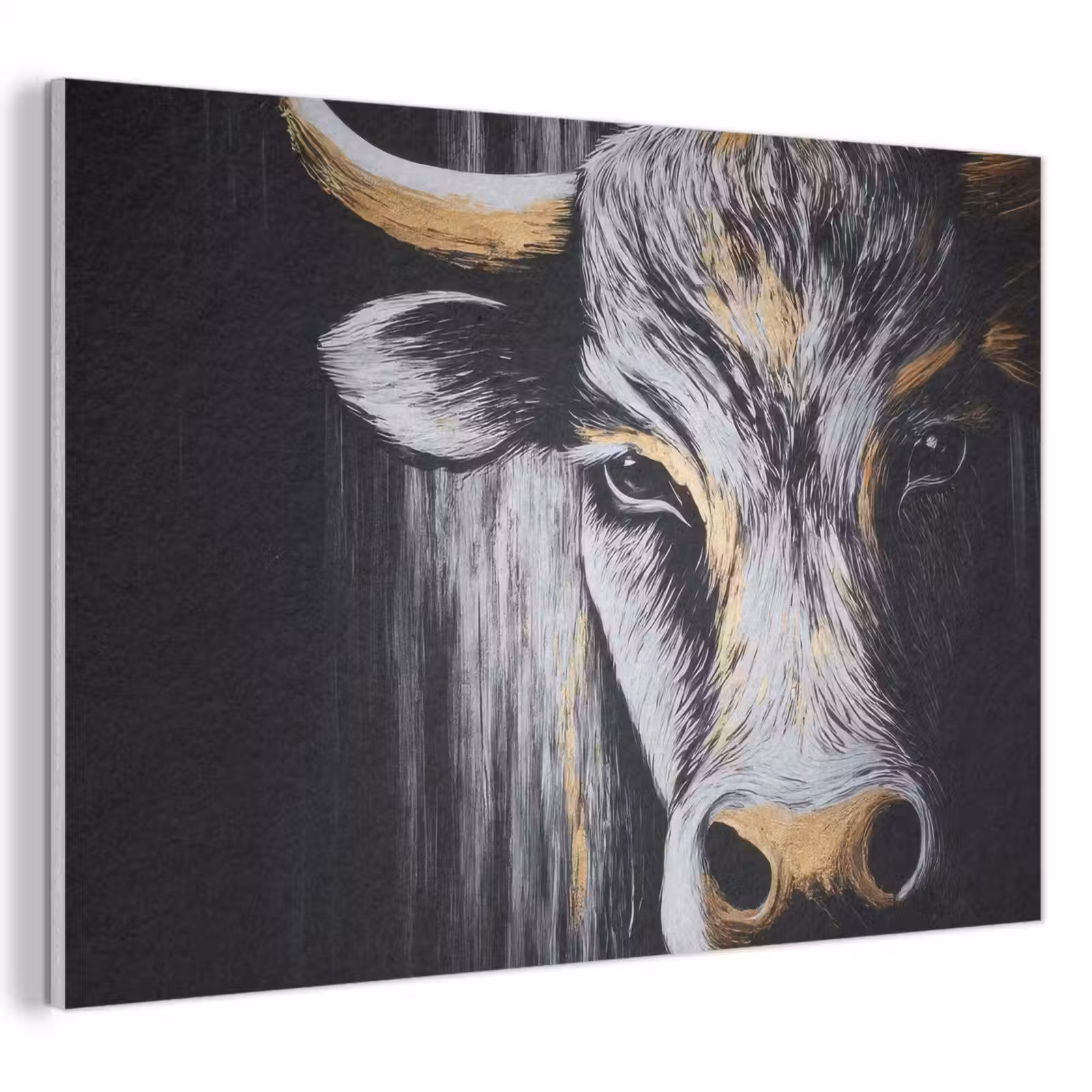 Acoustic Felt - Bull - Horns - Muzzle - Gold — 1