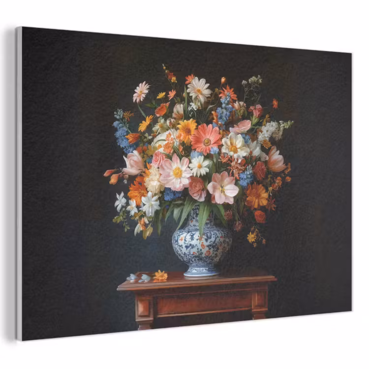 Acoustic Felt - Bouquet - Pink - Flowers - Vase — 1