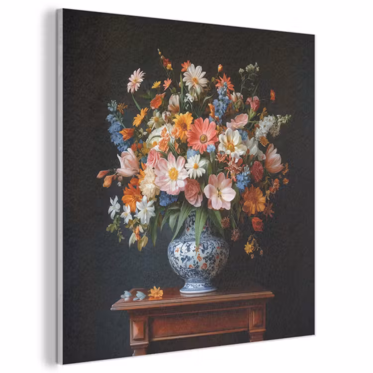 Acoustic Felt - Bouquet - Pink - Flowers - Vase — 1