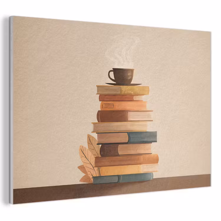 Acoustic Felt - Books - Tower - Coffee - Beige — 1