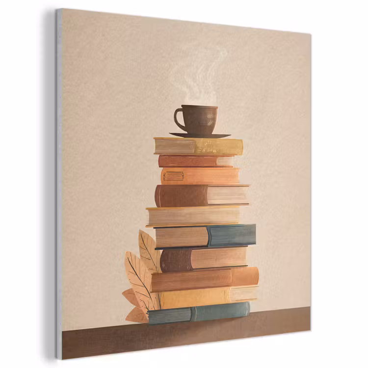 Acoustic Felt - Books - Tower - Coffee - Beige — 1