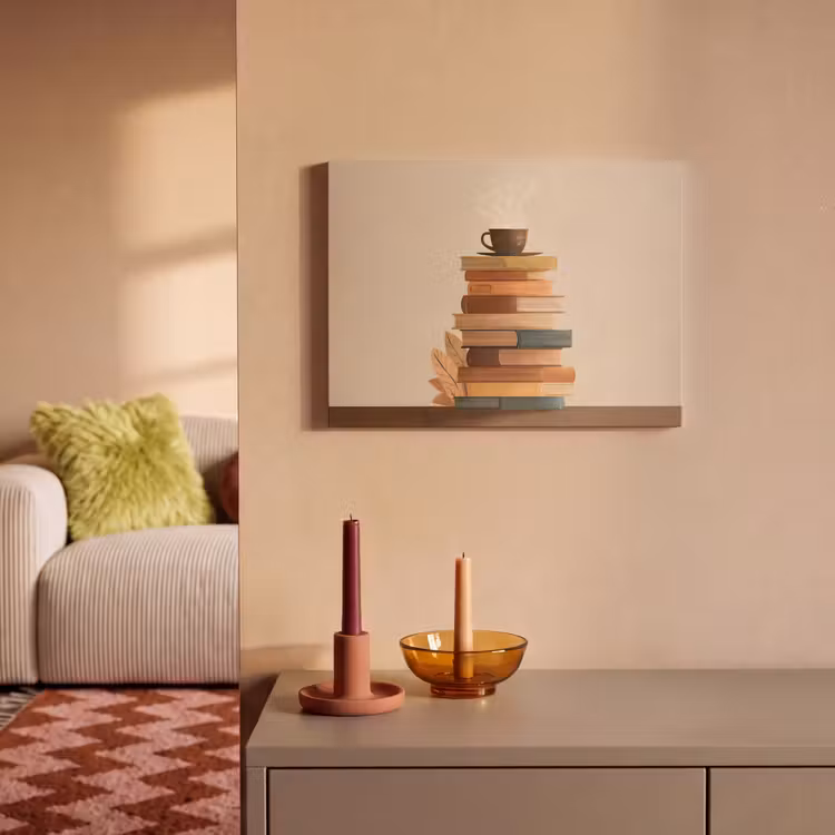 Acoustic Felt - Books - Tower - Coffee - Beige — 2