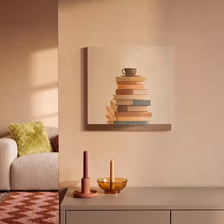 Acoustic Felt - Books - Tower - Coffee - Beige — 2