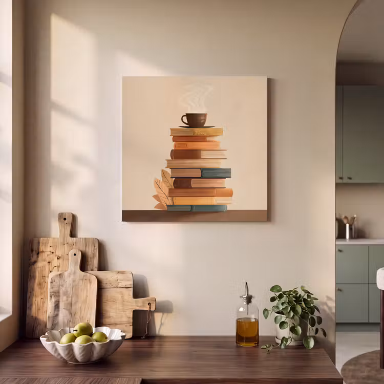 Acoustic Felt - Books - Tower - Coffee - Beige — 3