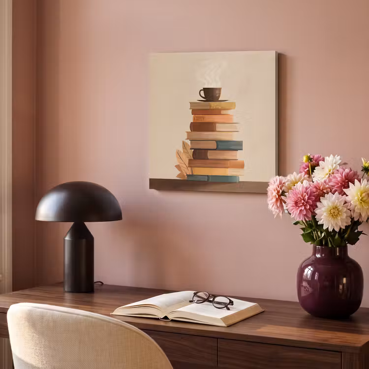 Acoustic Felt - Books - Tower - Coffee - Beige — 4