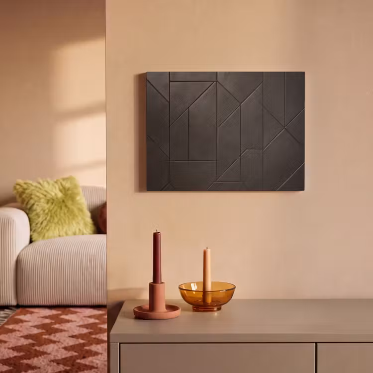 Acoustic Felt - Black - Geometric - Tiles — 2