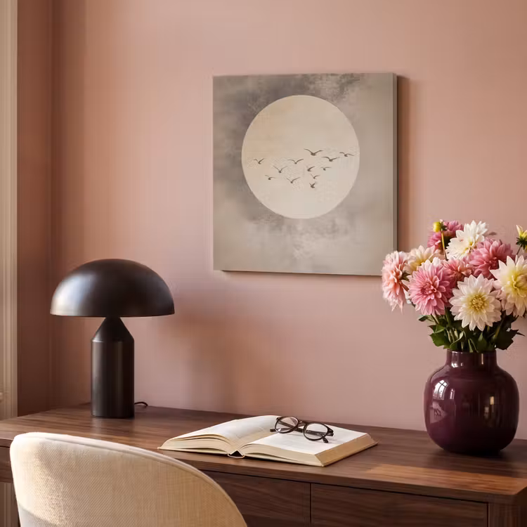 Acoustic Felt - Bird - Beige - Japandi — 4