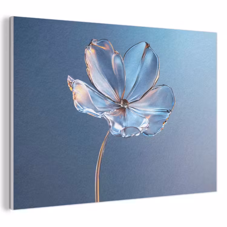 Acoustic Felt - Blue - Flower - Glasses - Ornate — 1