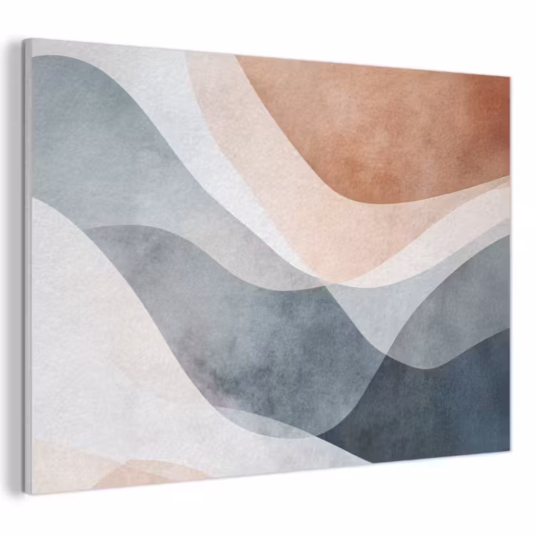 Acoustic Felt - Abstract - Waves - Blue — 1
