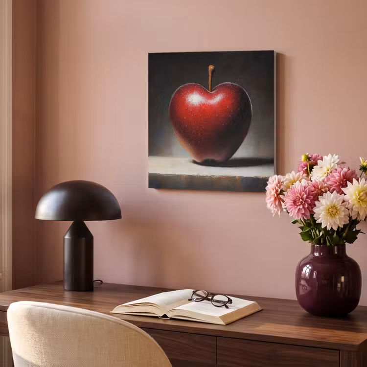 Acoustic Felt - Apple - Heart - Red — 4