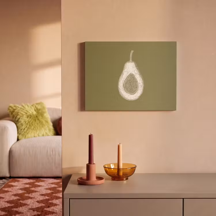 Acoustic Felt - Avocado - Minimalist - Illustration - Green — 2