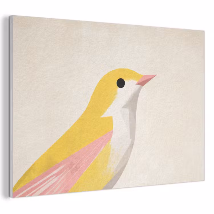 Acoustic Felt - Bird - Minimalist - Yellow — 1