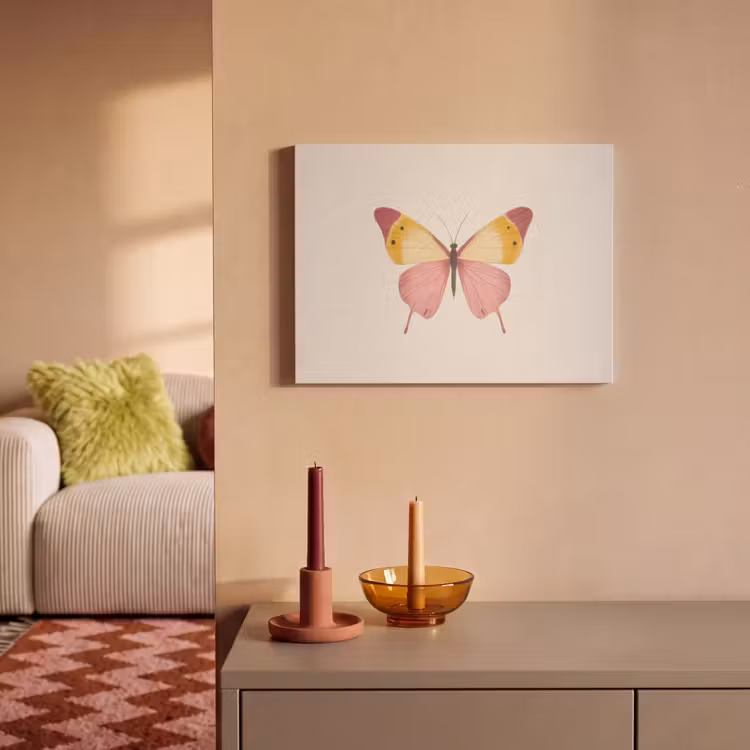 Acoustic Felt - Butterfly - Illustration - Pink — 2