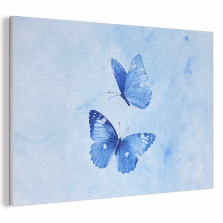 Acoustic Felt - Butterflies - Ornamental - Blue — 1