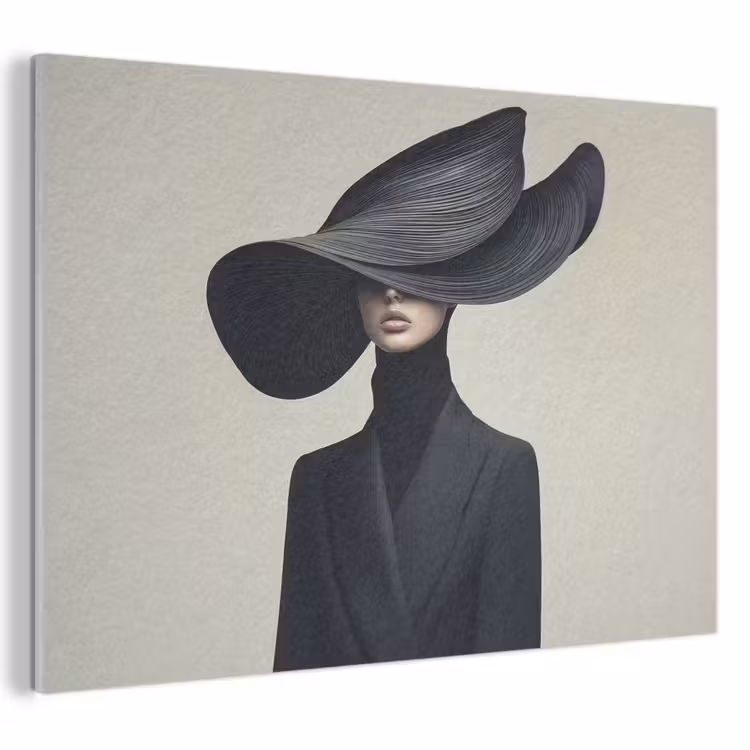 Acoustic Felt - Black - Woman - Hat — 1